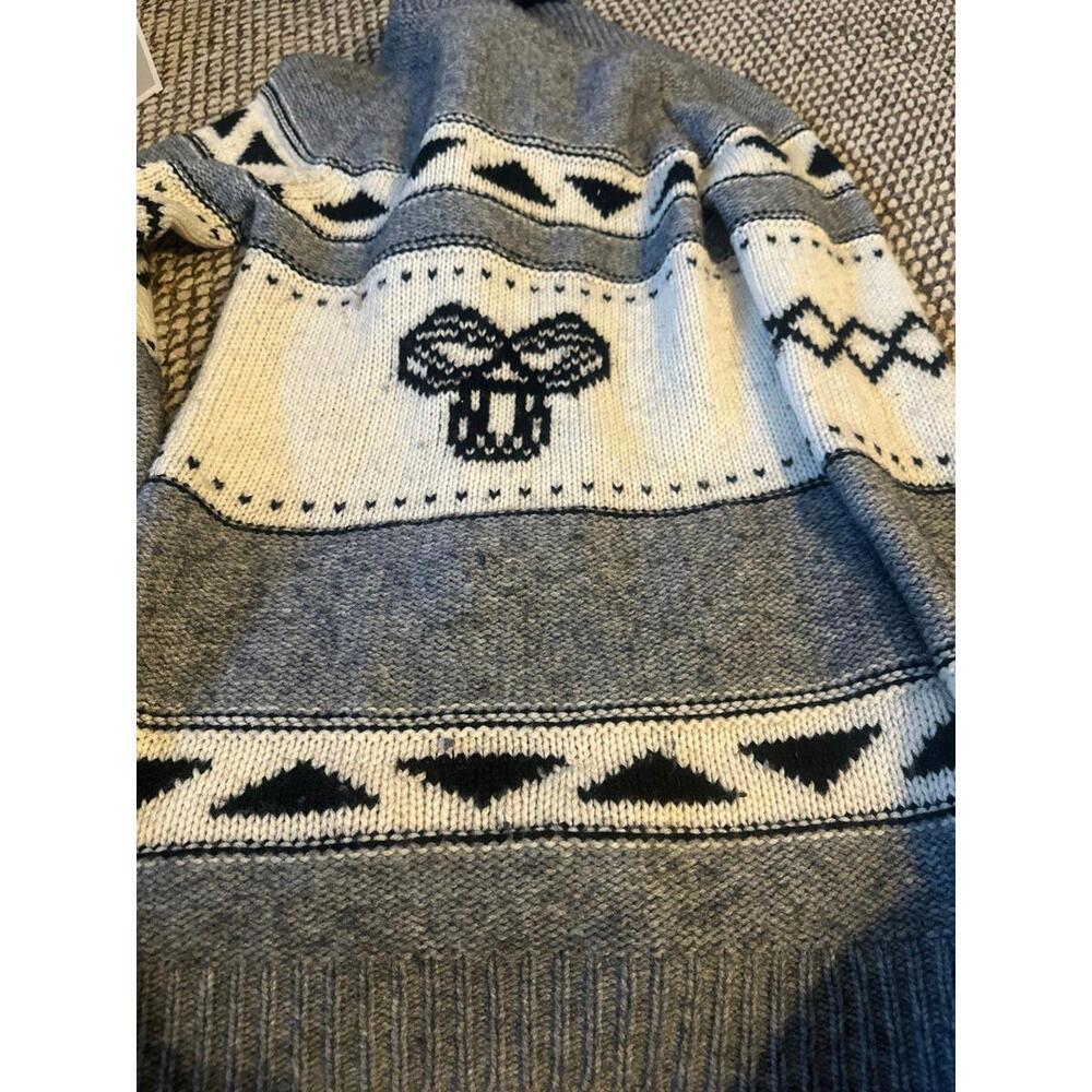 TNA Gray and Cream Cardigan Sweater - Picture 5 of 6